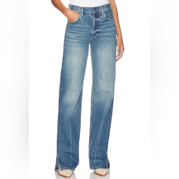 NWT ANINE Bing ROY Jeans in Nordic Blue - Picture 4 of 15